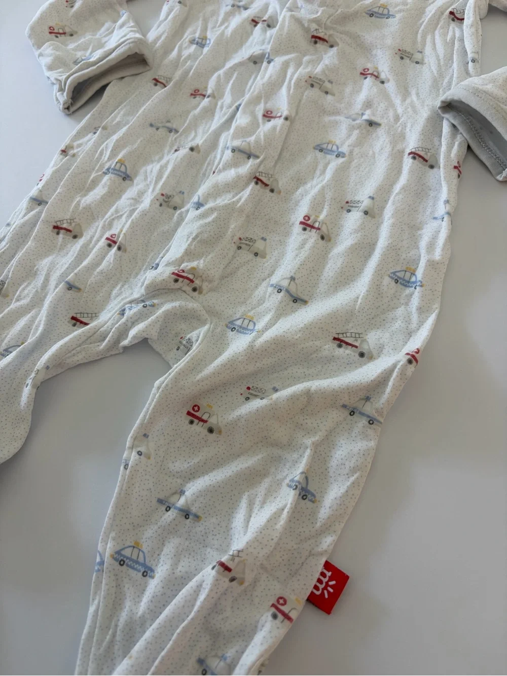 Magnetic Me Hug Dispatcher Footie Pajama Size 3-6 Months Soft Bamboo